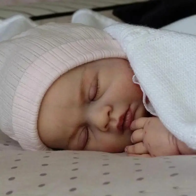 

19 Inch Silicone Reborn Doll Unassembled Parts Set Leg Birthday Complete Dolls Childrens Real 1 Vinyl Gift Arm Soft M6W6