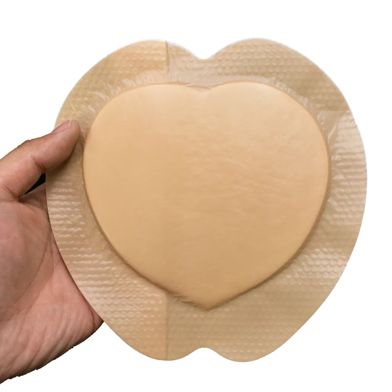5 Pcs Hemorrhoids paste medical pressure sore stickers Elderly heart-shaped butt pressure decompression Silicone gel application