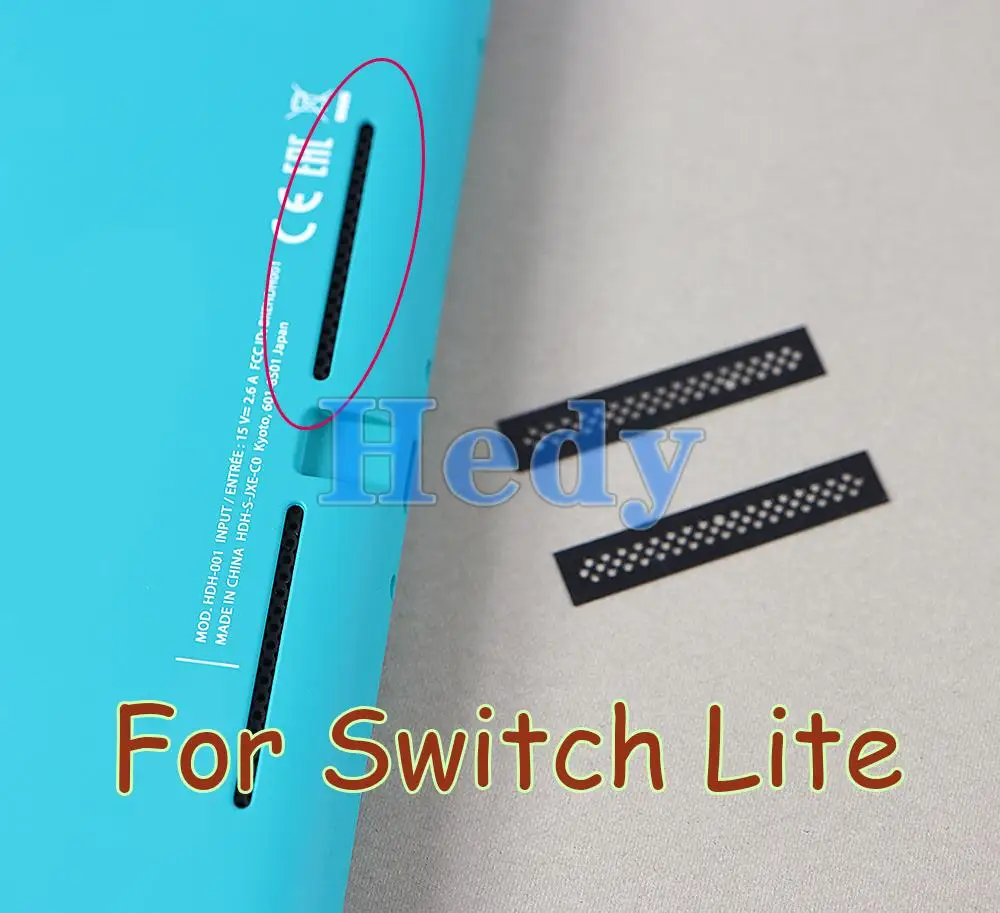 

100PCS FOR Switch Lite Left Right Dust Prevent Net/Mesh Replacement for Nintendo Switch Console Cooler Filter Dust-Net