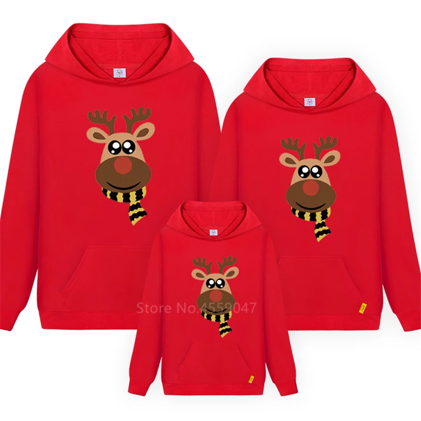 Свитшот на Новый год и Рождество одинаковая семейная одежда для мамы ребенка