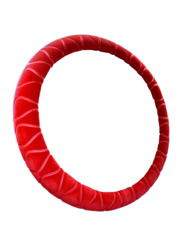 

SPEORX RUIYYT 15''/38cm Car Steering Wheel Cover Plush Sponge Anti-slip Elastic Breathable Car Steering Wheel Cover Dropshipping