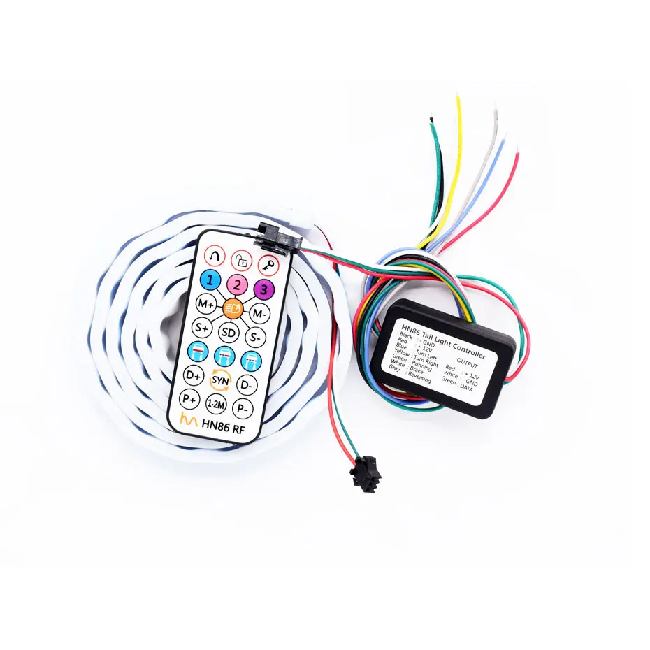 Светодиодная лента стоп-сигнал сигнал поворот задний свет потоки синий красный