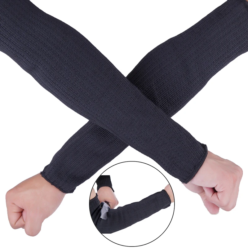 1 pair of steel wire cutting protective arm sleeves to protect outdoor camping equipment wear-resistant belt protectors | Спорт и