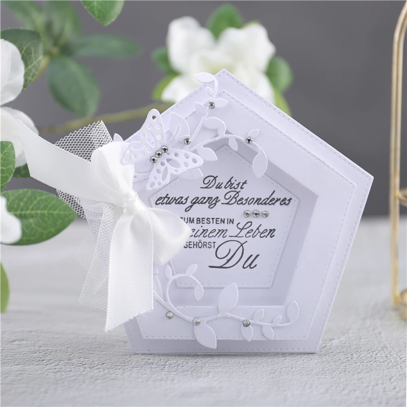 Набор винтажных Рам DiyArts 7 шт./лот цветочные формы штампы для резки бумаги