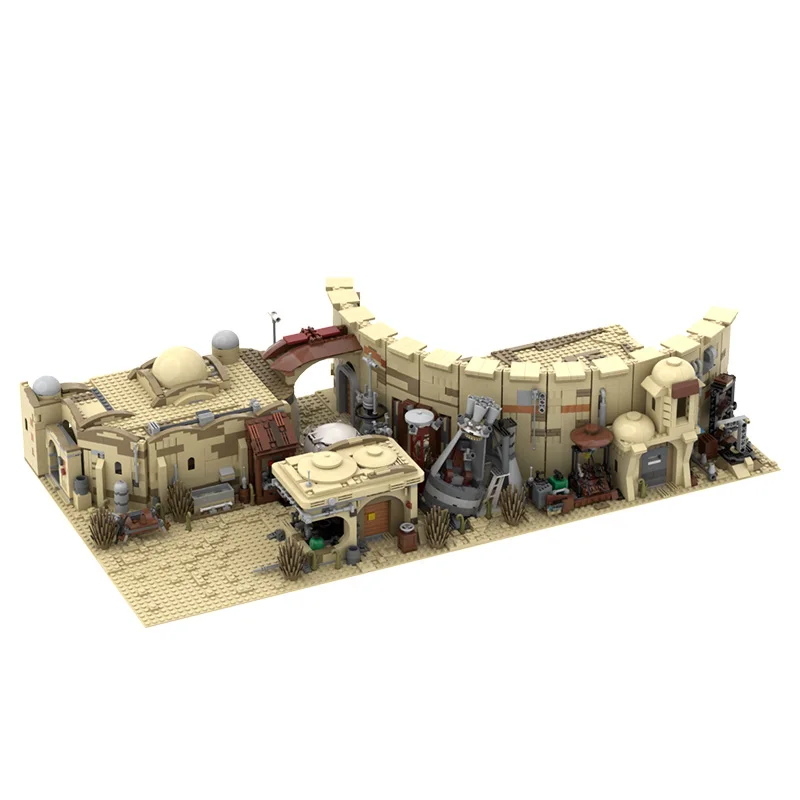 

3238 шт., конструктор MOC 75257, 75271, серия фильмов, городская улица, сцена, ST Desert House, архитектура, блоки, модульные модели игрушек