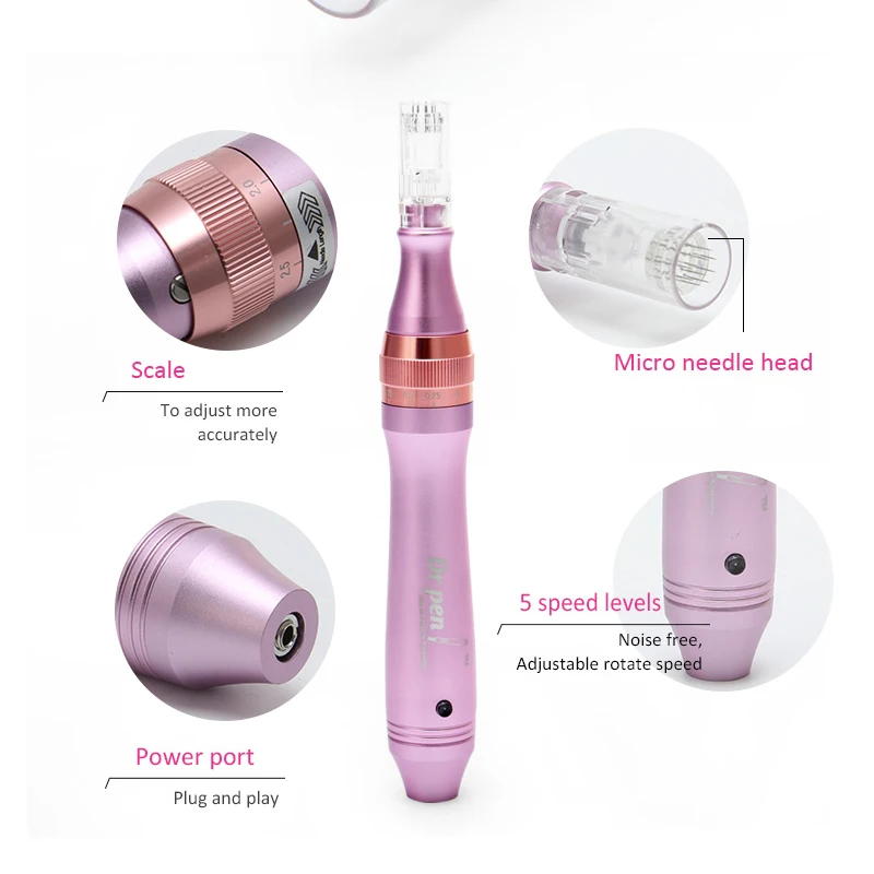 Dr. Pen Ultima M7 с 2 шт. иглы микро Needling машина Дерма ручка микроиглы терапевтические