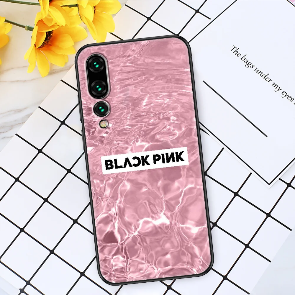 

Kpop BLACKPINKS Lisa Phone case For Huawei P Mate P10 P20 P30 P40 10 20 Smart Z Pro Lite 2019 black silicone back luxury Etui