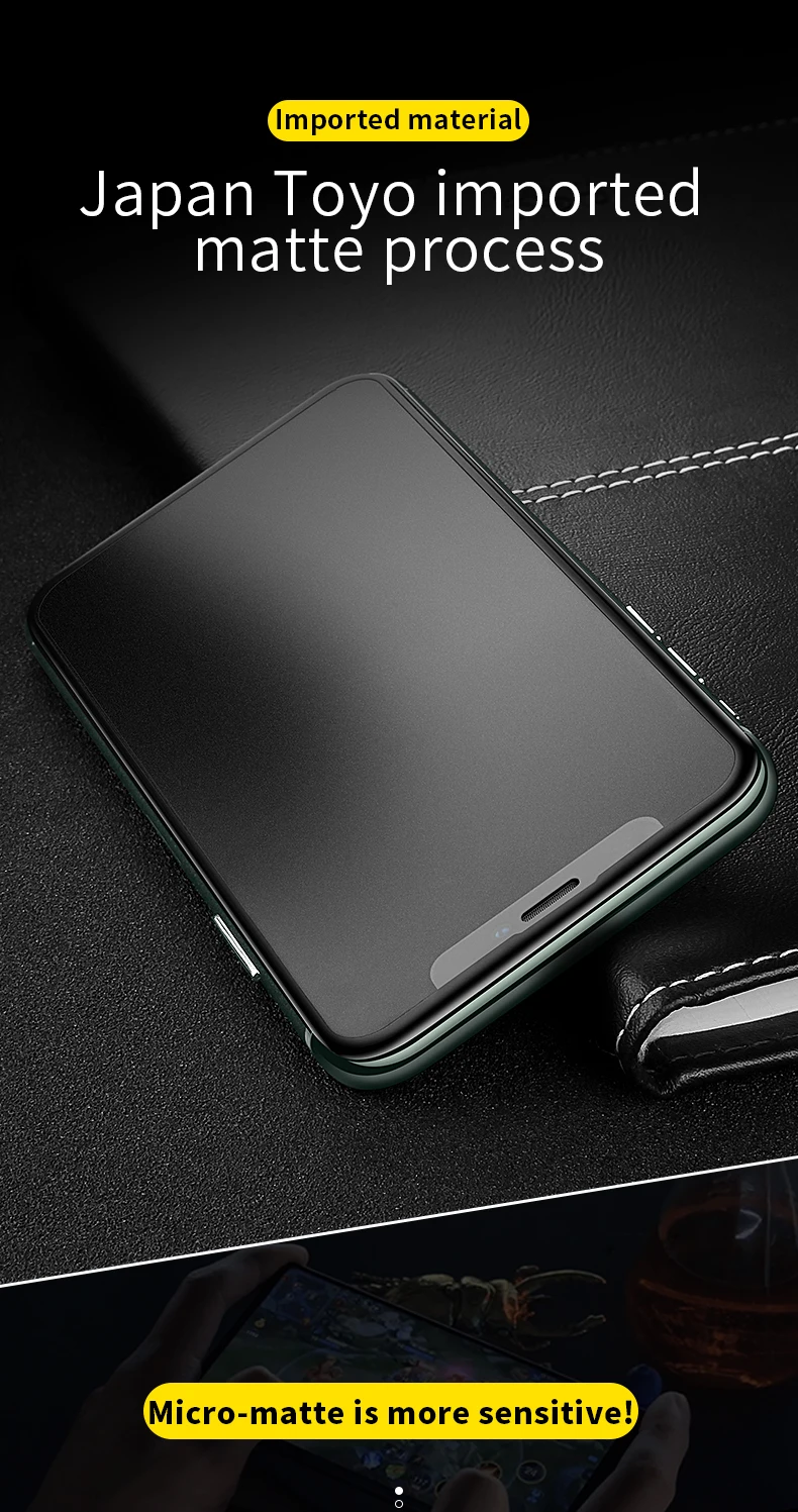 SmartDevil, матовое закаленное стекло для iphone 11 pro max, полное покрытие, защитная пленка, защита экрана 3 H, изогнутая, HD, жесткая пленка