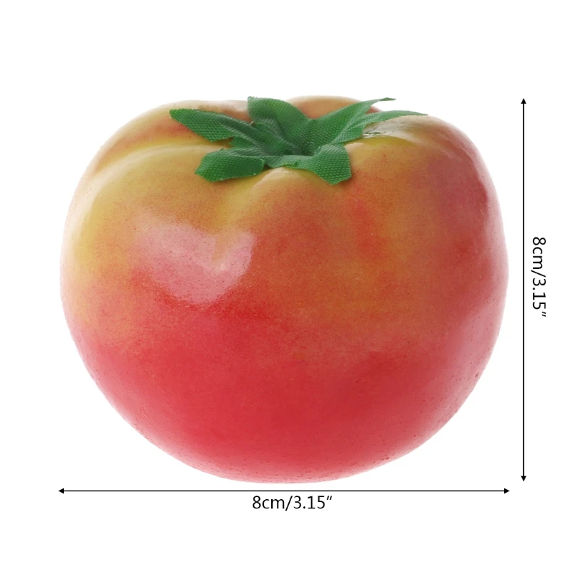 

Lifelike Simulation Artificial Tomato Plastic Fault Fake Fruit Home Party Decor