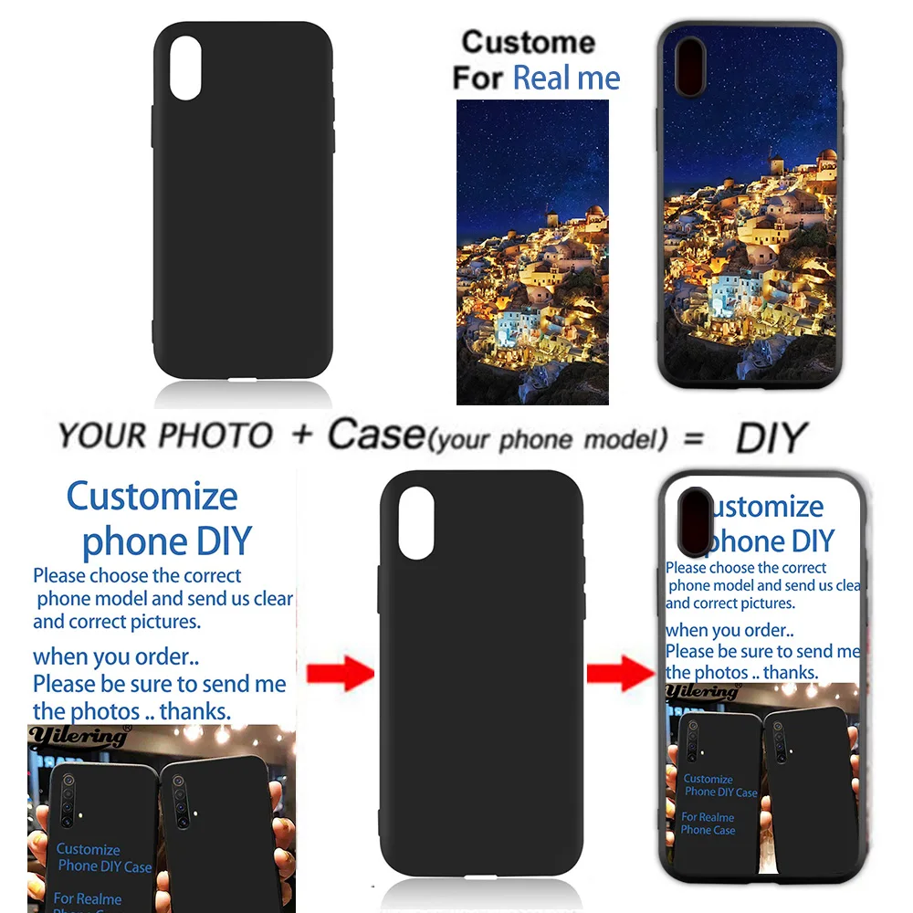

2021 Fashion gift DIY Photo Phone case for Realme C11 C12 C15 C17 C21 C3 X X2 XT X50 5S 6S 5i 6i 7i 5 Pro 6 7 X7 8 Pro Q 2 Case