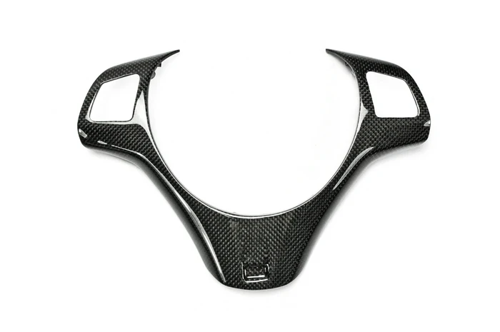 

E92 M3 Carbon Fiber Steering Wheel Panel Cover Replacement Glossy Fibre Interior Trim For BMW Racing Body Kit Car Accessoires