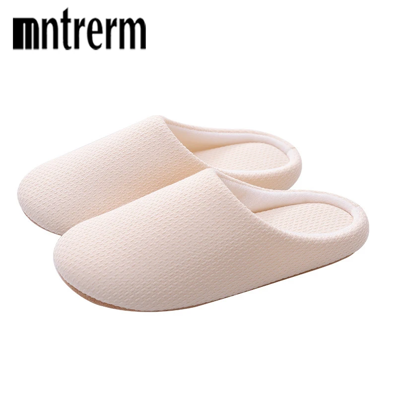 Mntrerm/новые женские тапочки Домашние для влюбленных Женские хлопковые с мягкой