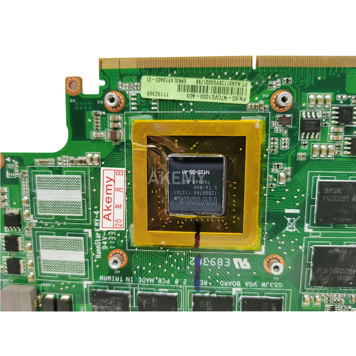 

Free shipping Mxmiii VGA video video card GTX 560m GTX560M card G73SW VGA panel For Asus G73SW G73JW G53SW G53SX G53JW VX7 2GB
