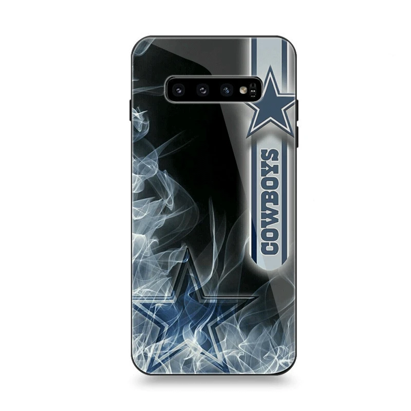 Чехол для телефона Стекло samsung A10 A20 A30 A40 A50 A60 A70 S7 край S8 S9 S10 плюс Dallas в ковбойском