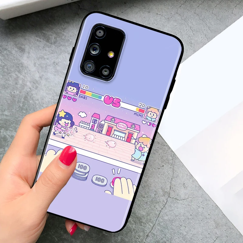 

Art Pixel Aesthetic for Samsung Galaxy A91 A81 A71 A72 A51 A52 A42 A41 A31 A21 A12 A11 A01 UW Black Phone Case