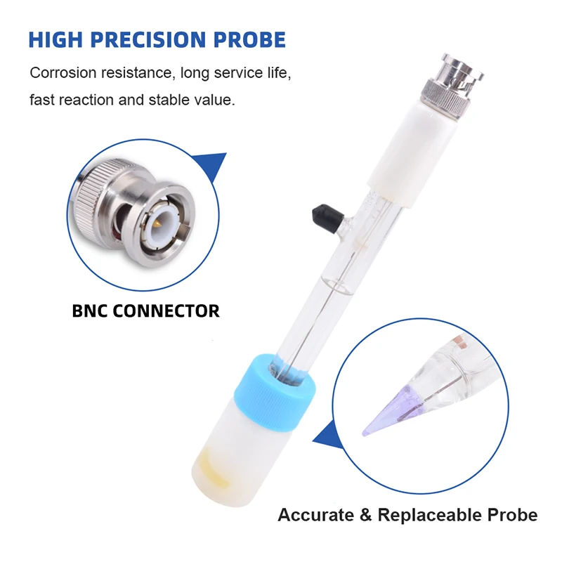 Digital PH Meter Tester Water Quality Analyzer BNC Repalceable Probe ATC Acidimeter for Cheese Meat Soil Cosmetics | Инструменты