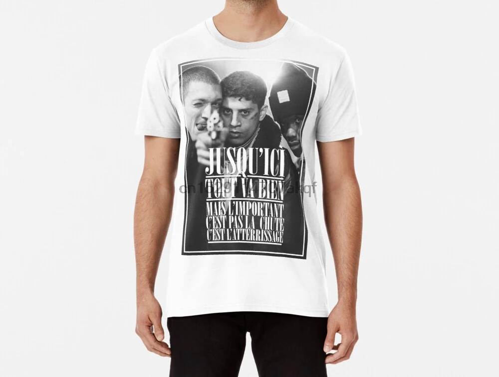 

Men Funy T-shirt La Haine tshirs Women T Shirt