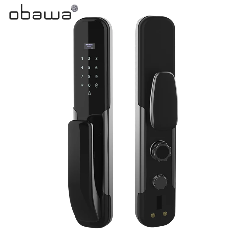 Умный электронный замок Obawa дверной с отпечатком пальца и цифровой