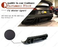 car accessories carbon fiber vrs aero style rear diffuser fit for 2017 2018 r8 rear diffuser car styling