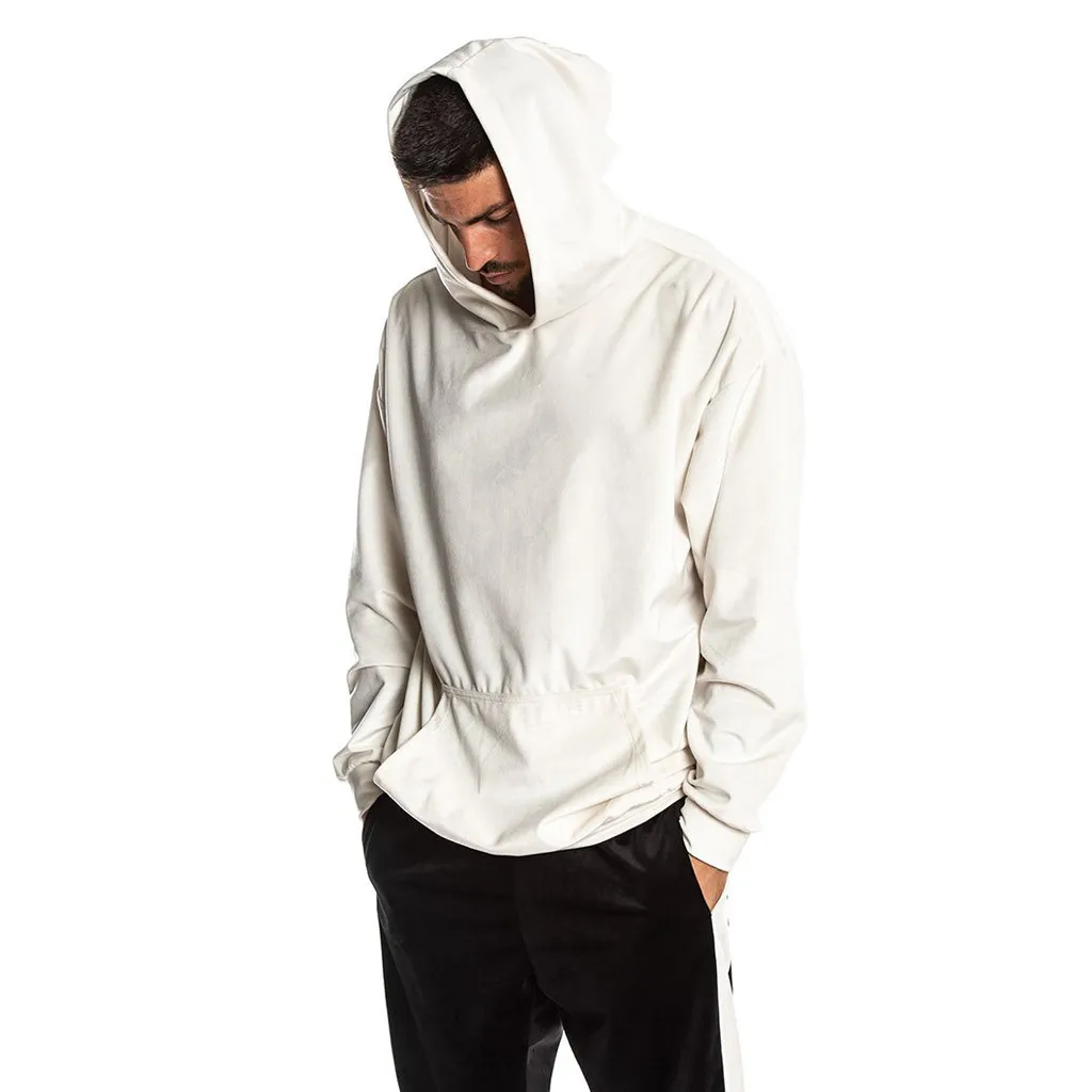 Толстовка Мужская/Женская повседневная однотонная свободного покроя в японском