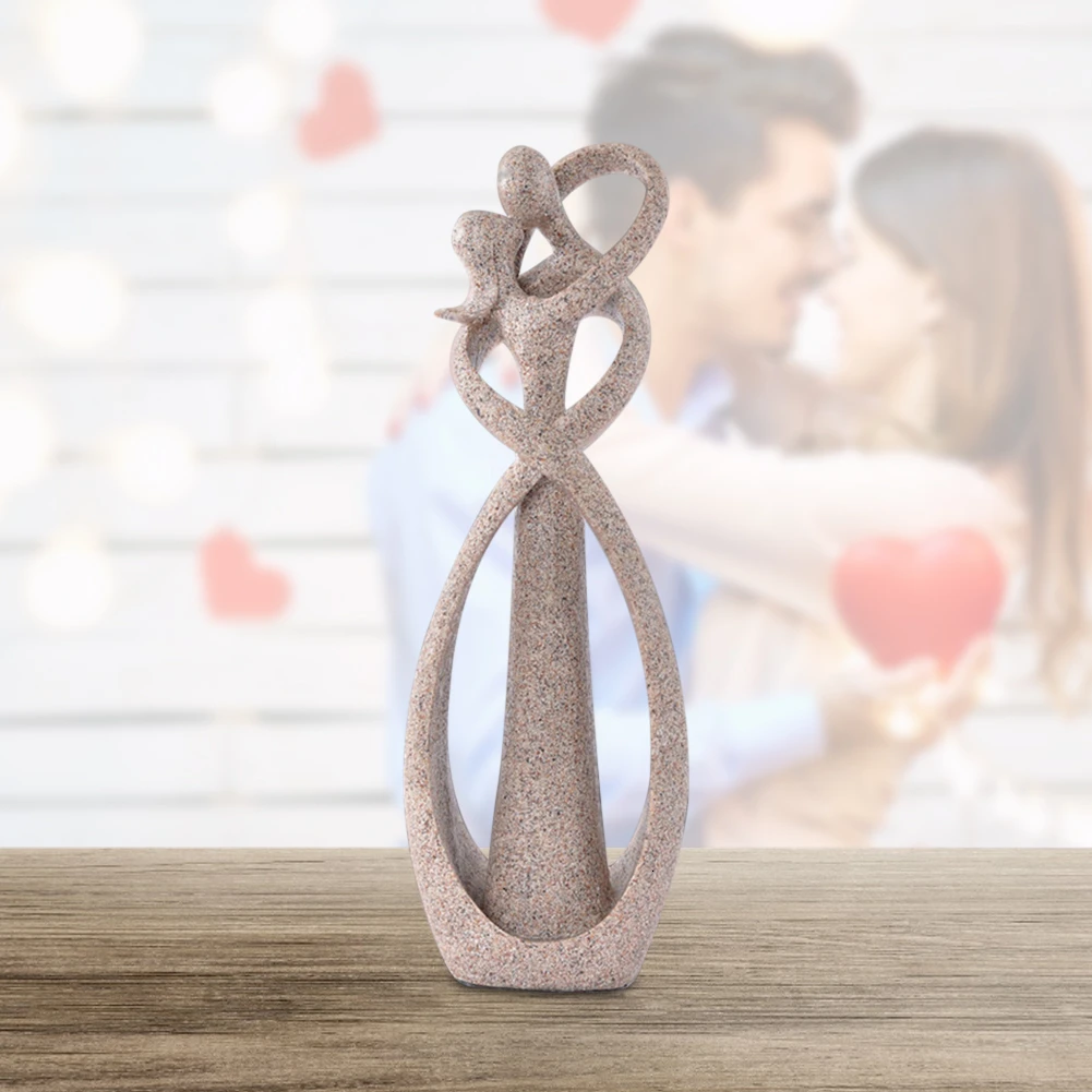 Песчаник целование любовника статуэтки Свадебные украшения юбилейные сувениры