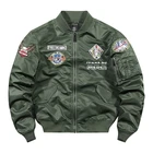 Мужская спортивная бейсбольная куртка, куртка-бомбер с вышивкой в космосе, астронавт, мужская куртка MA1, осень-весна 2021