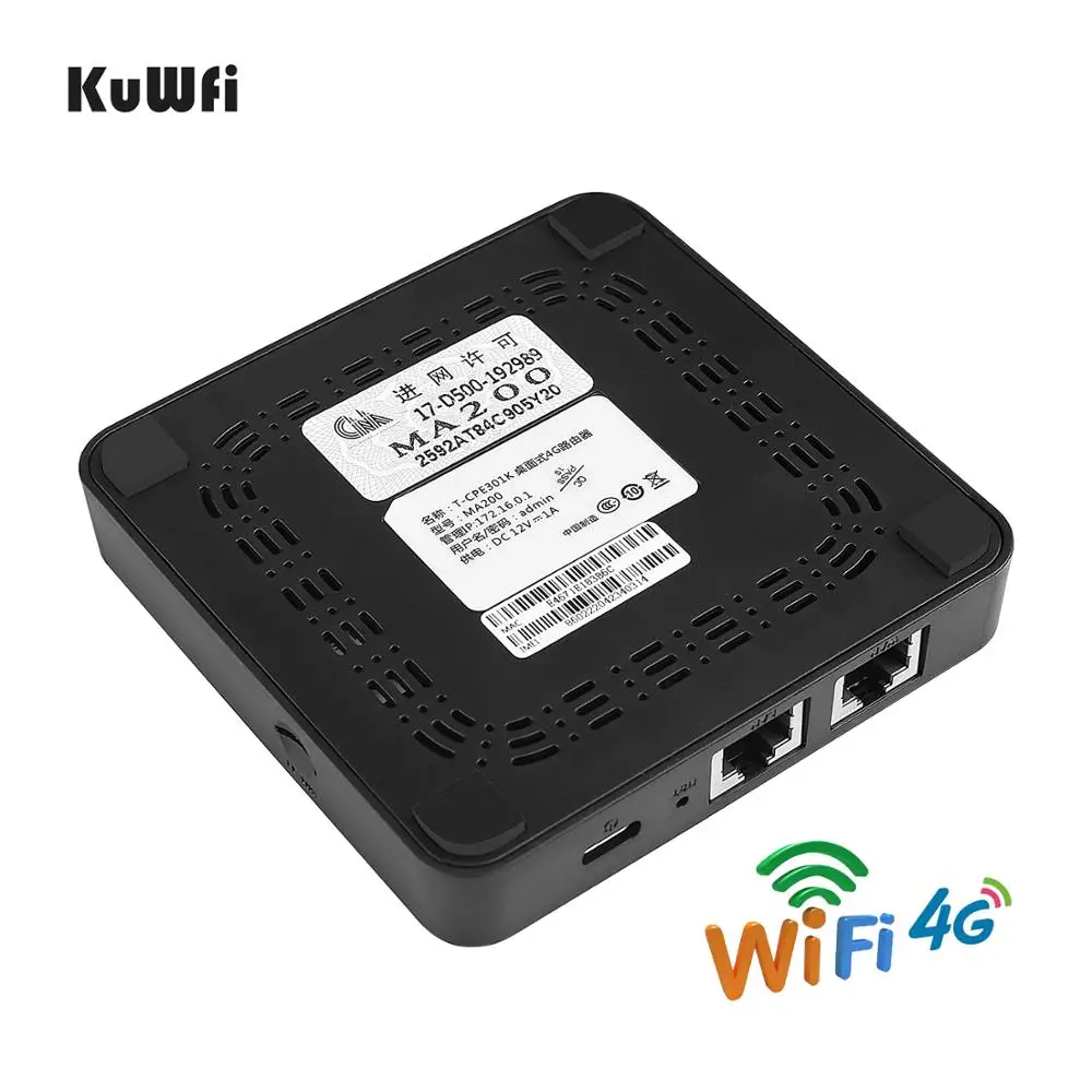 KuWFi Карманный 4G Wi-Fi маршрутизатор разблокирован мобильный Роутер идеально