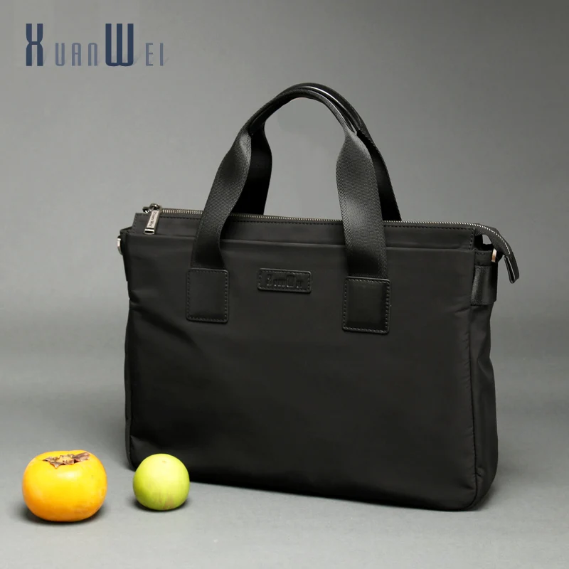 Men's Briefcase Handbag To Work Messenger Bag Shoulder Bag Waterproof Polyester Cloth Men's Bag Computer Bag