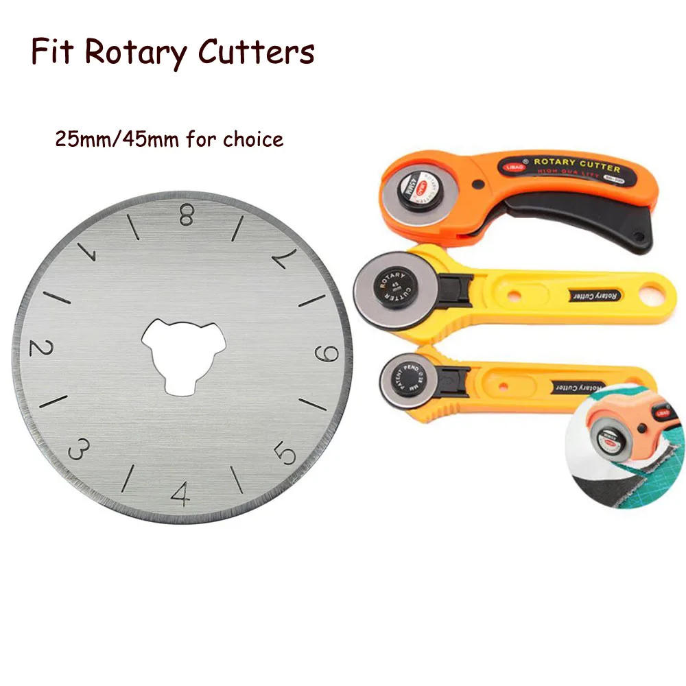 5 шт. 28 мм 45 вращающиеся лезвия для резки острые кожаные Сменное лезвие подходит