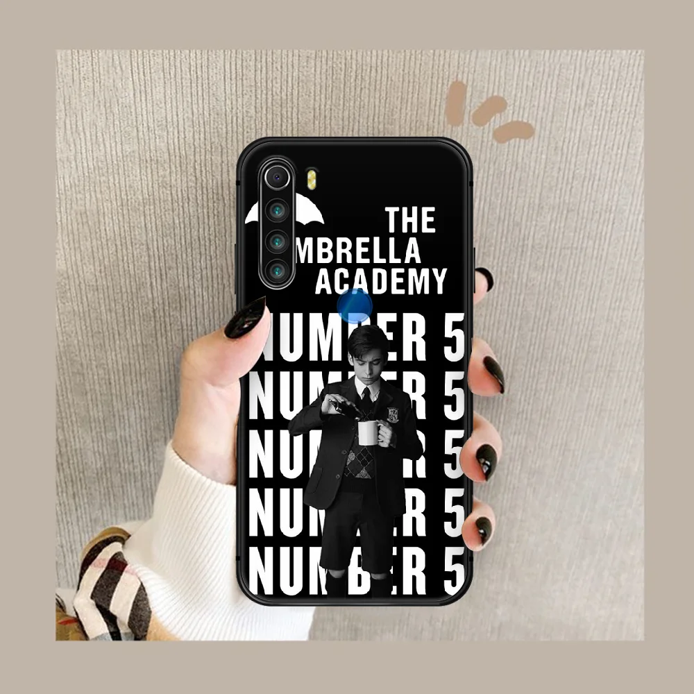 

The Umbrella Academy Phone Case Cover Hull For XIAOMI Redmi 7a 8a S2 K20 NOTE 5 5a 6 7 8 8t 9 9s pro max black Coque Fashion