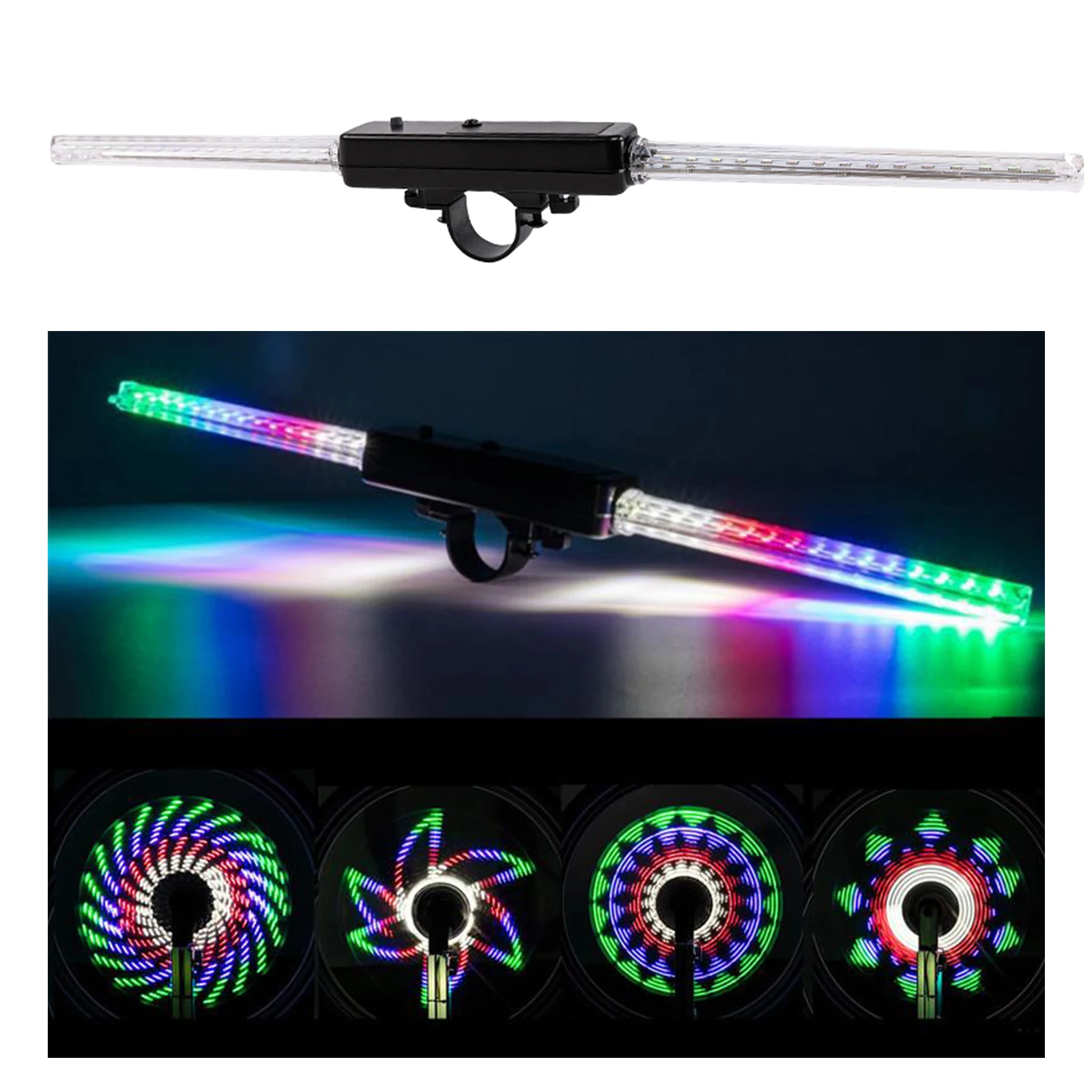 

Waterproof Bicycle Spoke Light 30 Lighting Mode LED Bike Wheel Light Easy to Install Bicycle Safety Warning Light