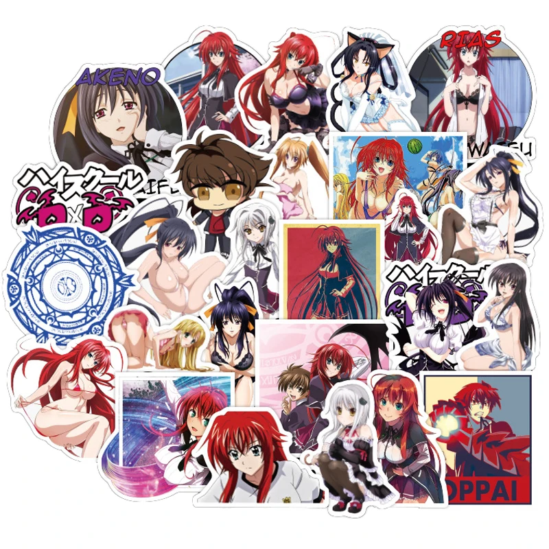 Японская Коллекция аниме DxD сексуальная наклейка для багажа ноутбука скейтборда