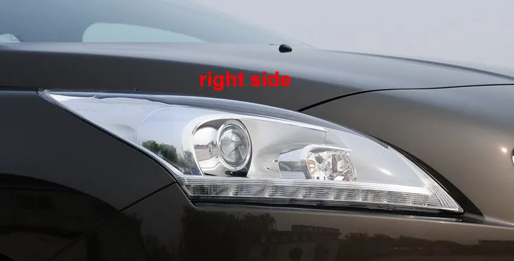 Фары прозрачный абажур фары оболочки фар Крышка объектива маски для peugeot 3008 2013