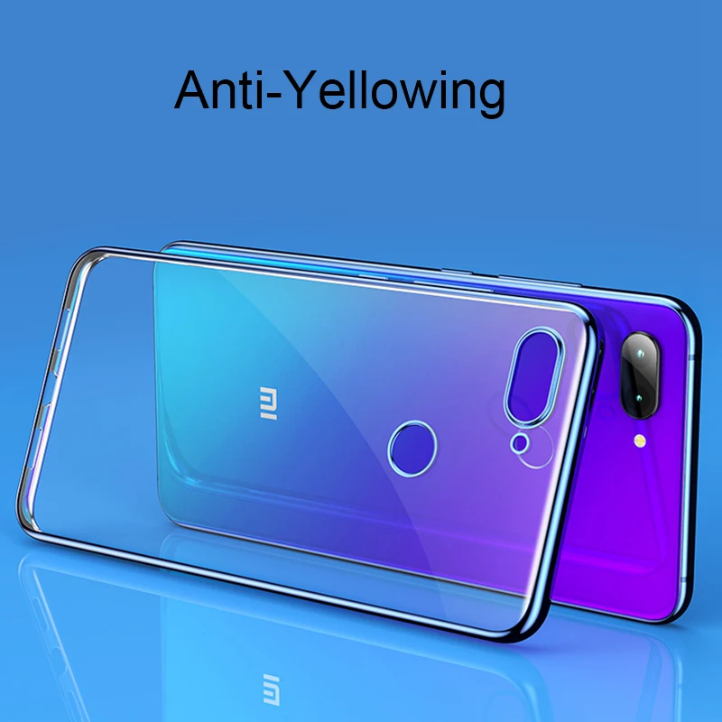 Чехол для Xiaomi Redmi 5 Plus 6A 5A 7A Note 6 7 Pro Pocophone F1 MI A3 A1 A2 8 Lite 9 SE прозрачный мягкий чехол из