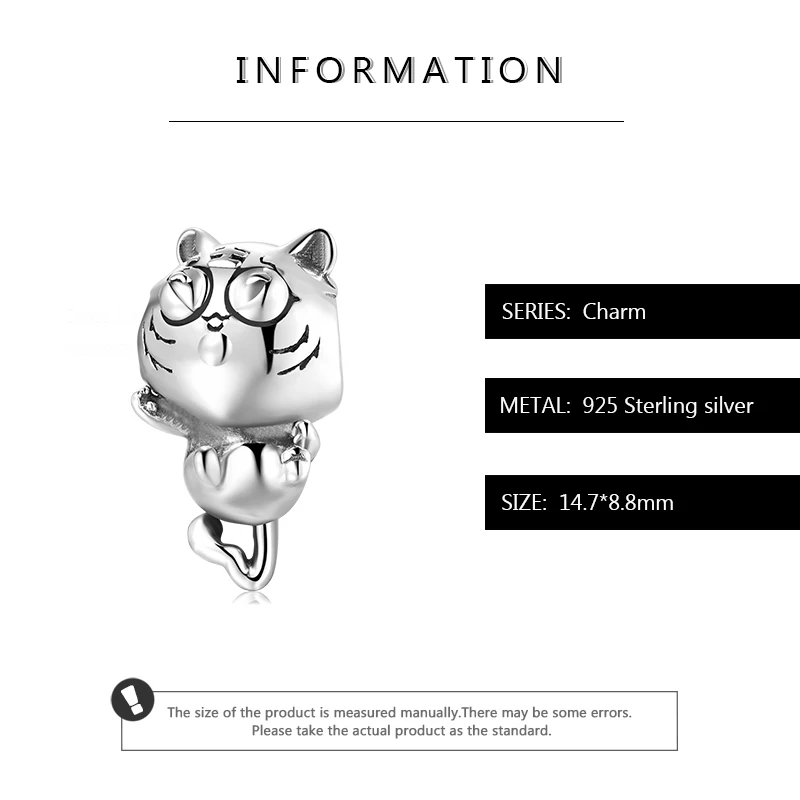 

Authentic 925 Sterling Silver Mechanical series king forest tiger Charm for Bracelet Making DIY Women Fine Jewelry Accessories