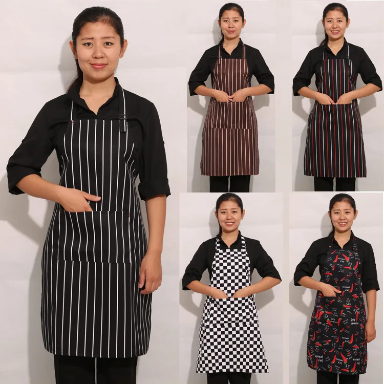 

2021 new high quality solid color apron Kitchen Apron