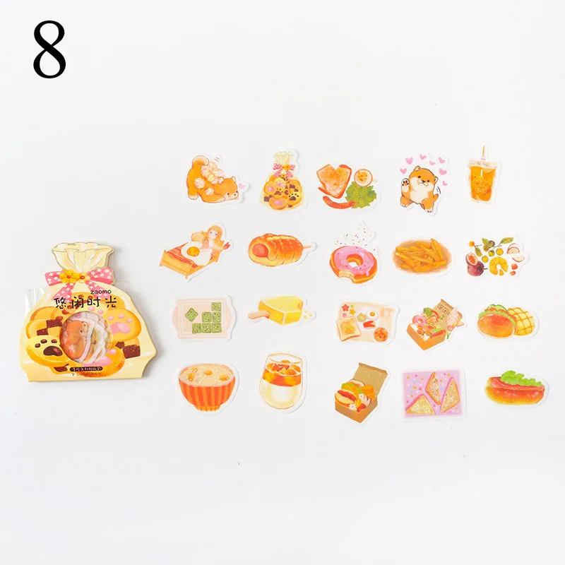 40 шт. Kawaii продукты канцелярские наклейки милый кот наклейки пуля журнал наклейки для девочек Diy декоративные принадлежности для скрапбукинга - Цвет: 8