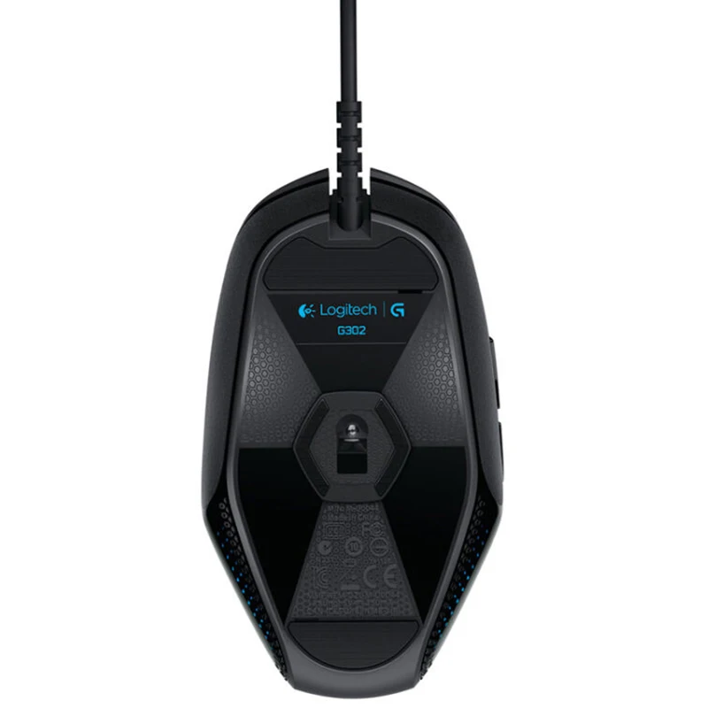 Новый Logitech G302 Проводная игровая клавиатура Мышь дышать светильник 4000 точек/дюйм