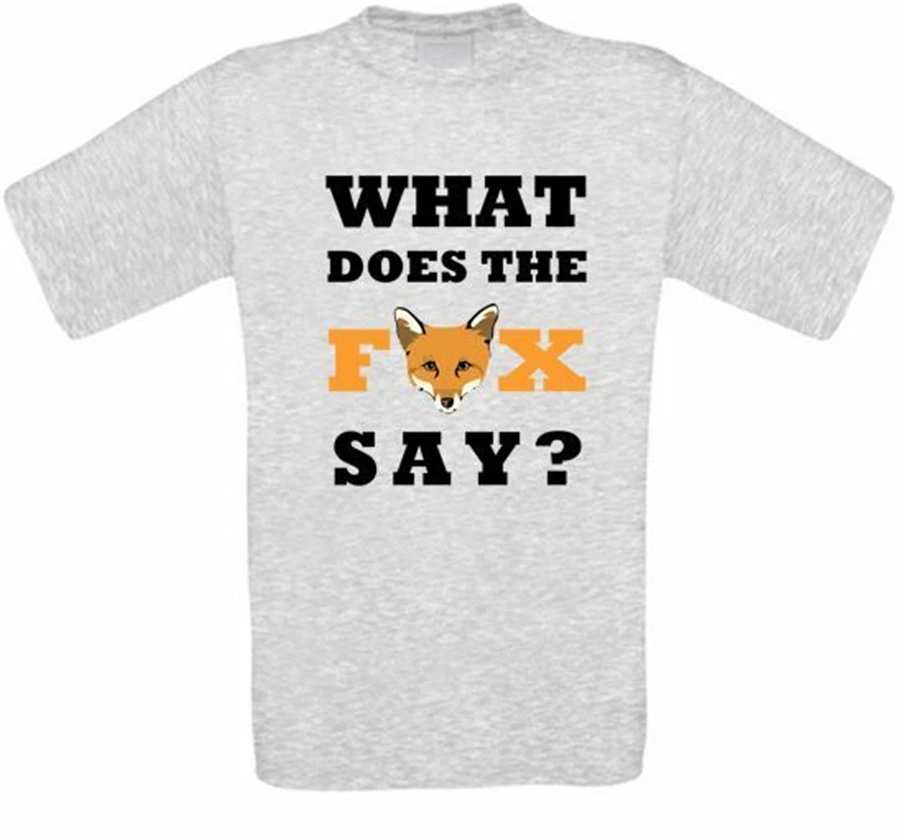 What Hace The Fox Say Ylvis Loco Youtube Camiseta De Todos Los tamagnos Nuevos унисекс свободная футболка|Мужские