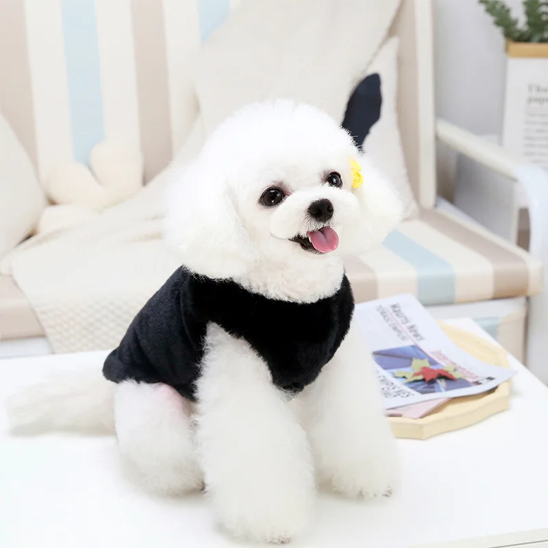 Cute Bears Patten Dog Clothes Warm Comfortable Fleece Jacket Thicken Coat Winter for Puppy Dogs Cats | Дом и сад