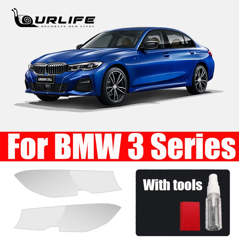Car Headlight Protective Film RestorationTransparent Black TPU Sticker For BMW 3 Series G20 G21 2019 2020 2021 Accessories Car Headlight Protective Film RestorationTransparent Black TPU Sticker For BMW 3 Series G20 G21 2019 2020 2021 Accessories