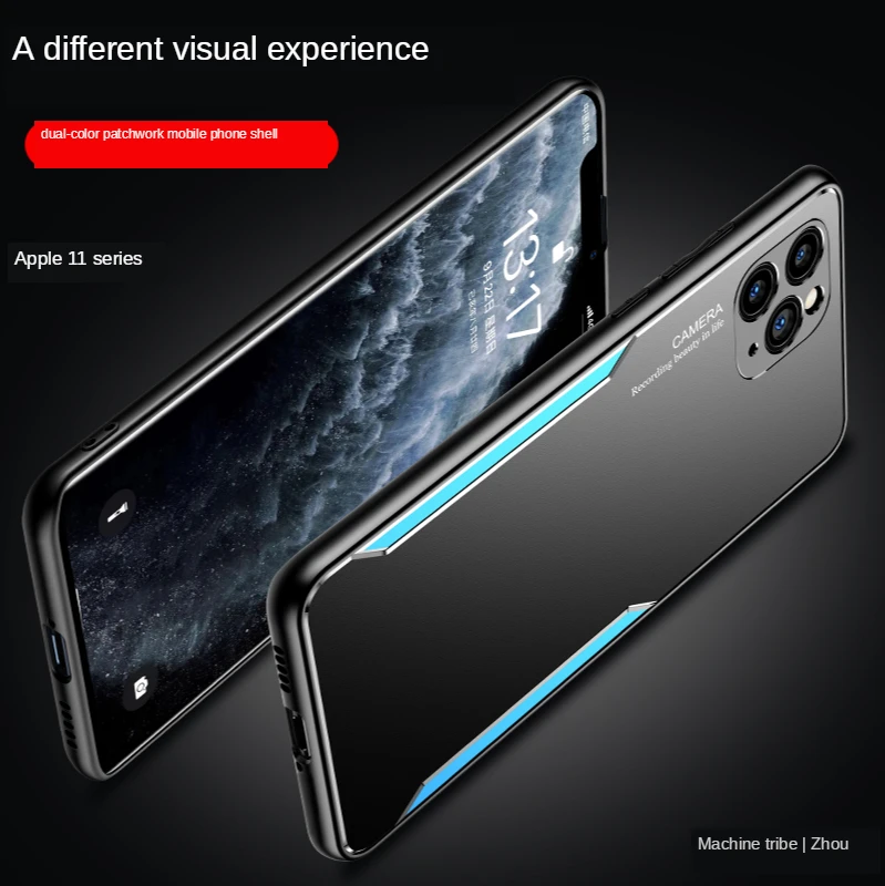 

Luxury Fashion Shockproof Bumper For IPhone X XS XR 11 Pro Max Soft Funda Coque Phone Case For iPhone 6 6s 7 8 Plus Metal Cover