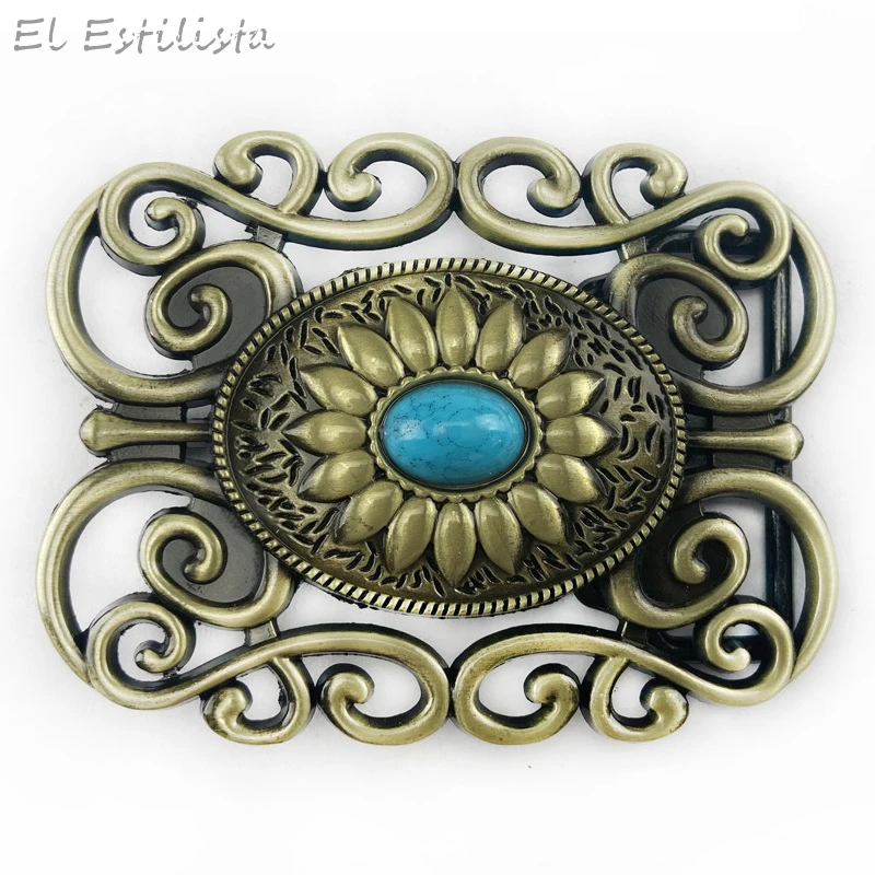 Винтажный бронзового цвета Mystery с поясом и цветочным узором Пряжки хорошее