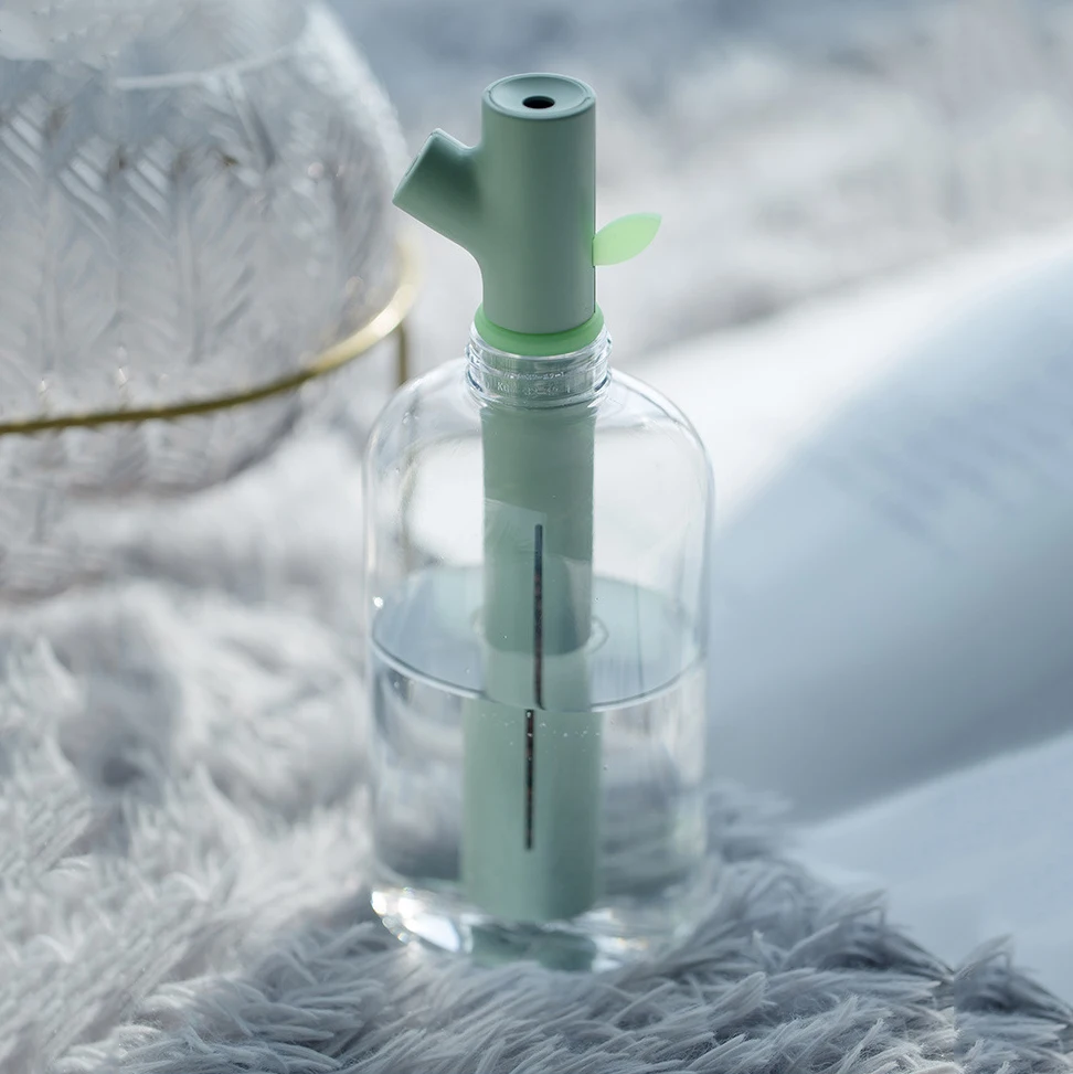 

Bamboo modeling Mini Air Humidifier Purification Cooling Mist Portable Household