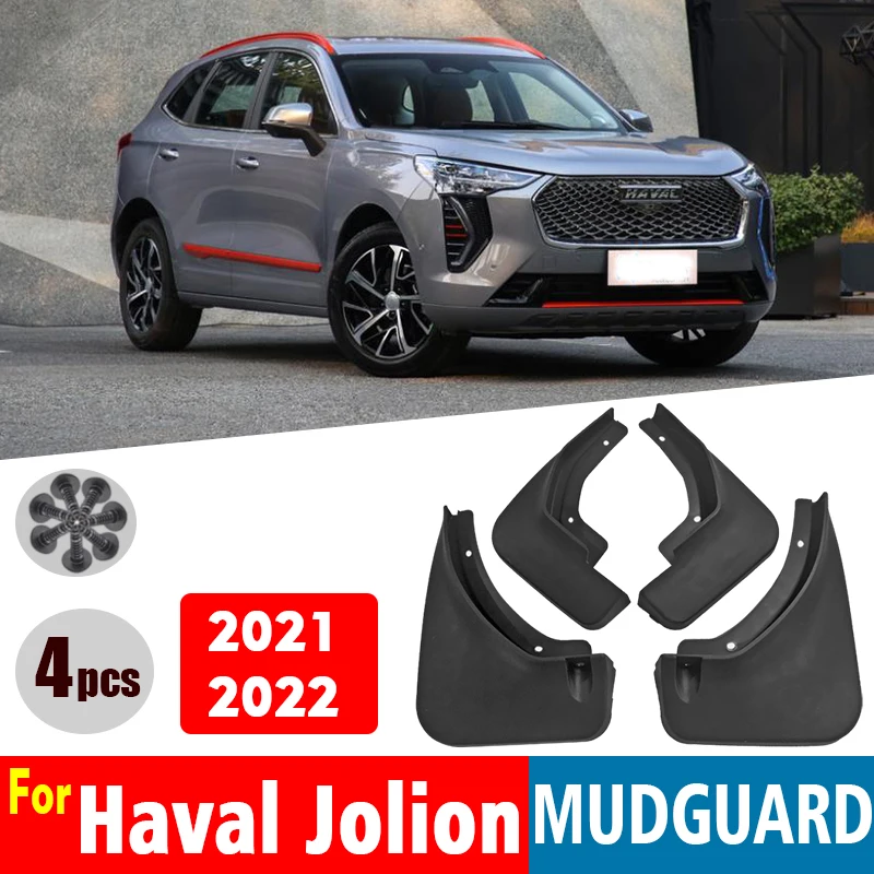 

FOR Haval Jolion 2021 2022 Mudflaps Fenders Mudguard Mud Flap Guard Splash Mudguards Car Accessories Auto Styline 4pcs/ste