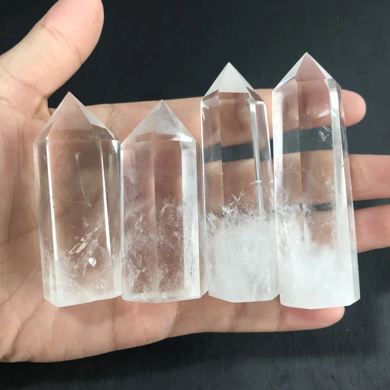 

1 kg nice gift 100% Natural clear quartz crystal generator skeletal crystal tower point healing as gemstone collection