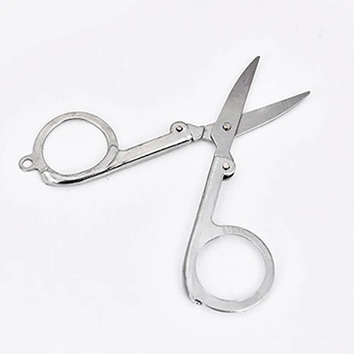 1PC Folding Sharp Trimming Sewing Scissors Nippers V Shape Clippers Yarn Stainless Steel Embroidery Craft Tailor | Дом и сад