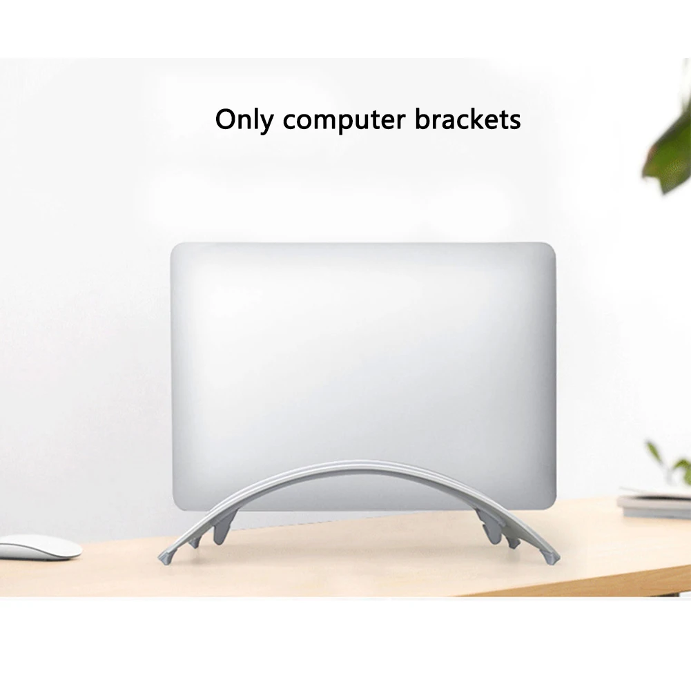 laptop stand anti slip base mount vertical space saving aluminum alloy accessories portable desktop stable for macbook pro air free global shipping