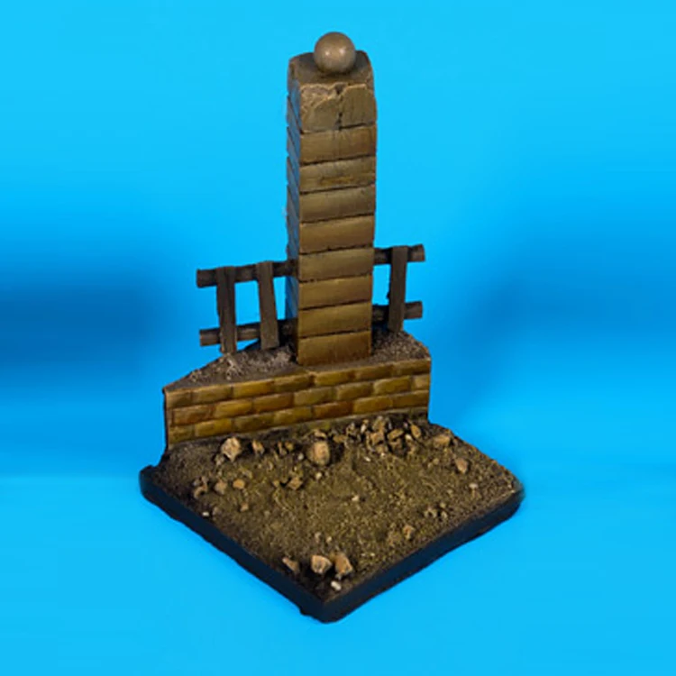 

1/35, Soldier scene base, Resin Model Scenes GK, World War II military war, Unassembled and unpainted kit