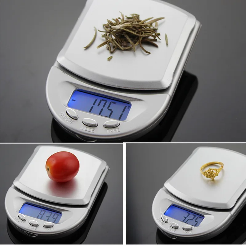 Портативные цифровые весы 100/200/500g 0 01/0 1g мини карманные с подсветкой граммовые для